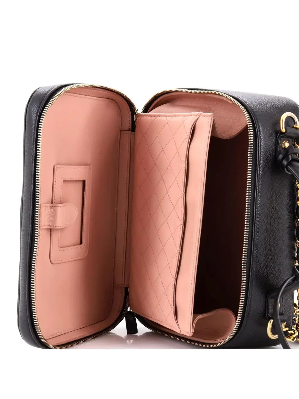 Chanel Filigree Vanity Case Quilted #237503C47B